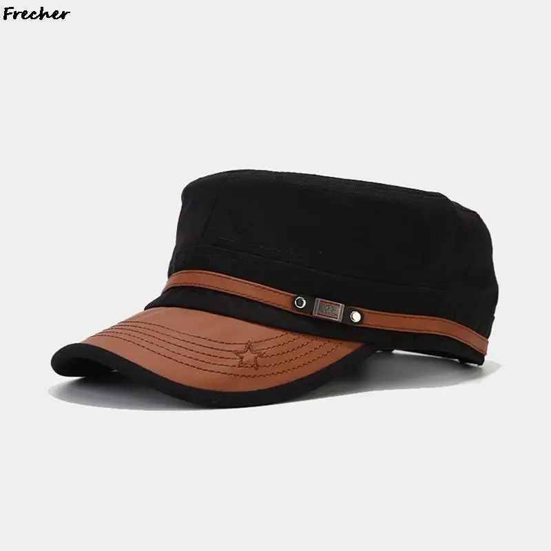 Flat Cap Cap Hat Military Cap Men