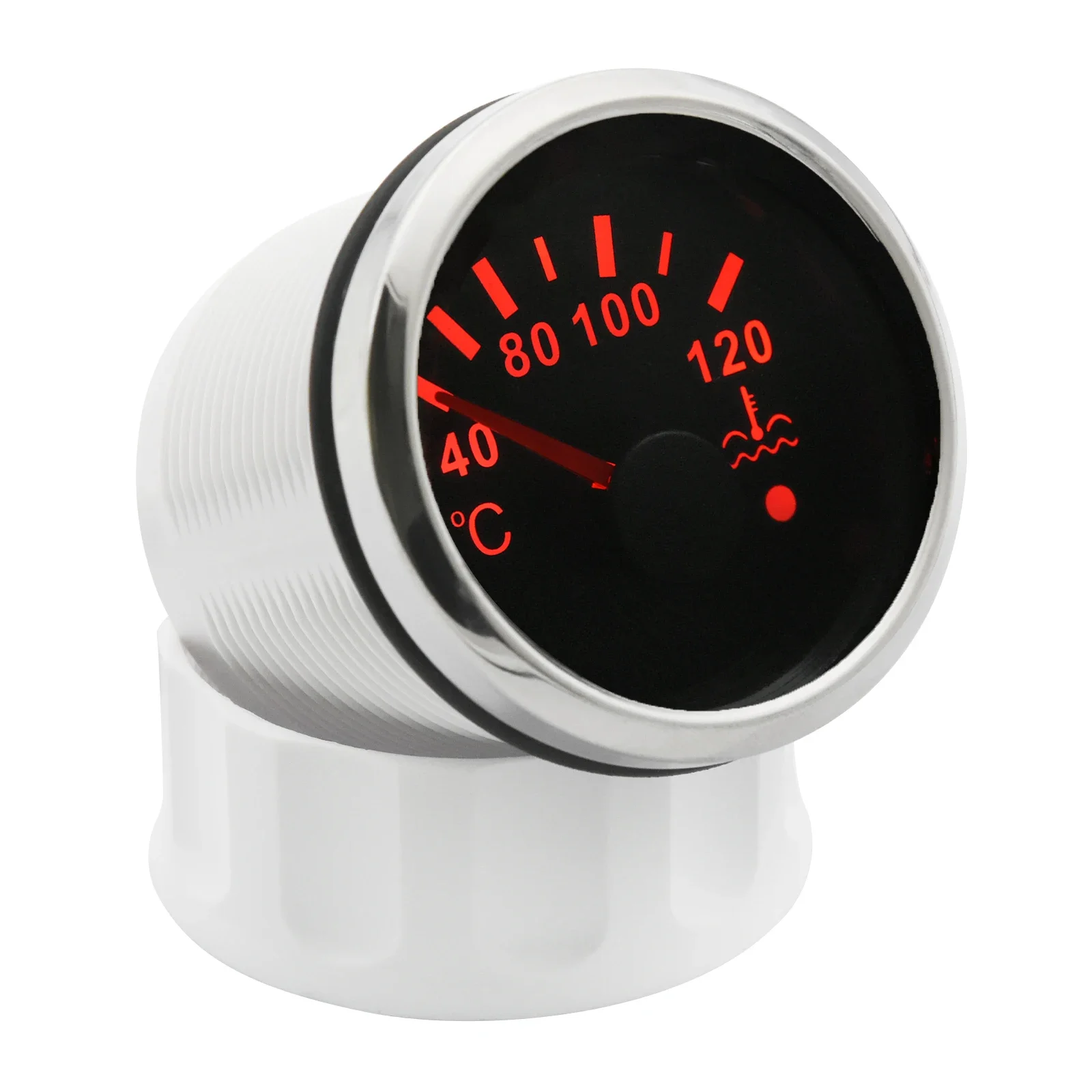 52MM Boat Car Water Temperature Gauge With Coolant Temperature Sensors 1/8NPT 14