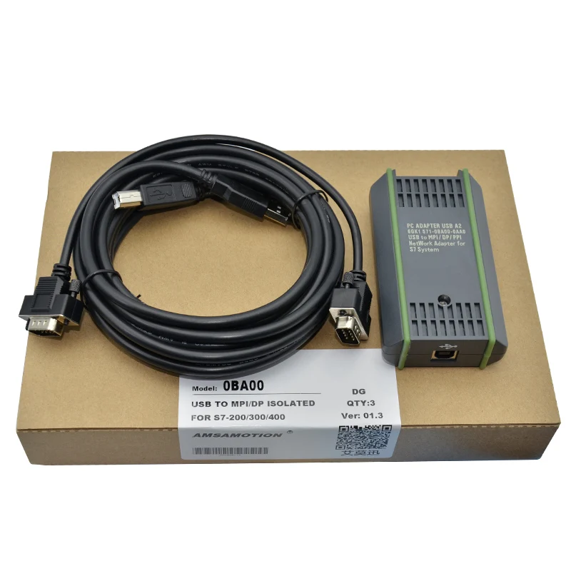 6GK1 571-0BA00-0AA0 USB-MPI PPI Изолированная версия сетевого ПК адаптер для Φ/300/400 программируемый кабель PLC 0BA00
