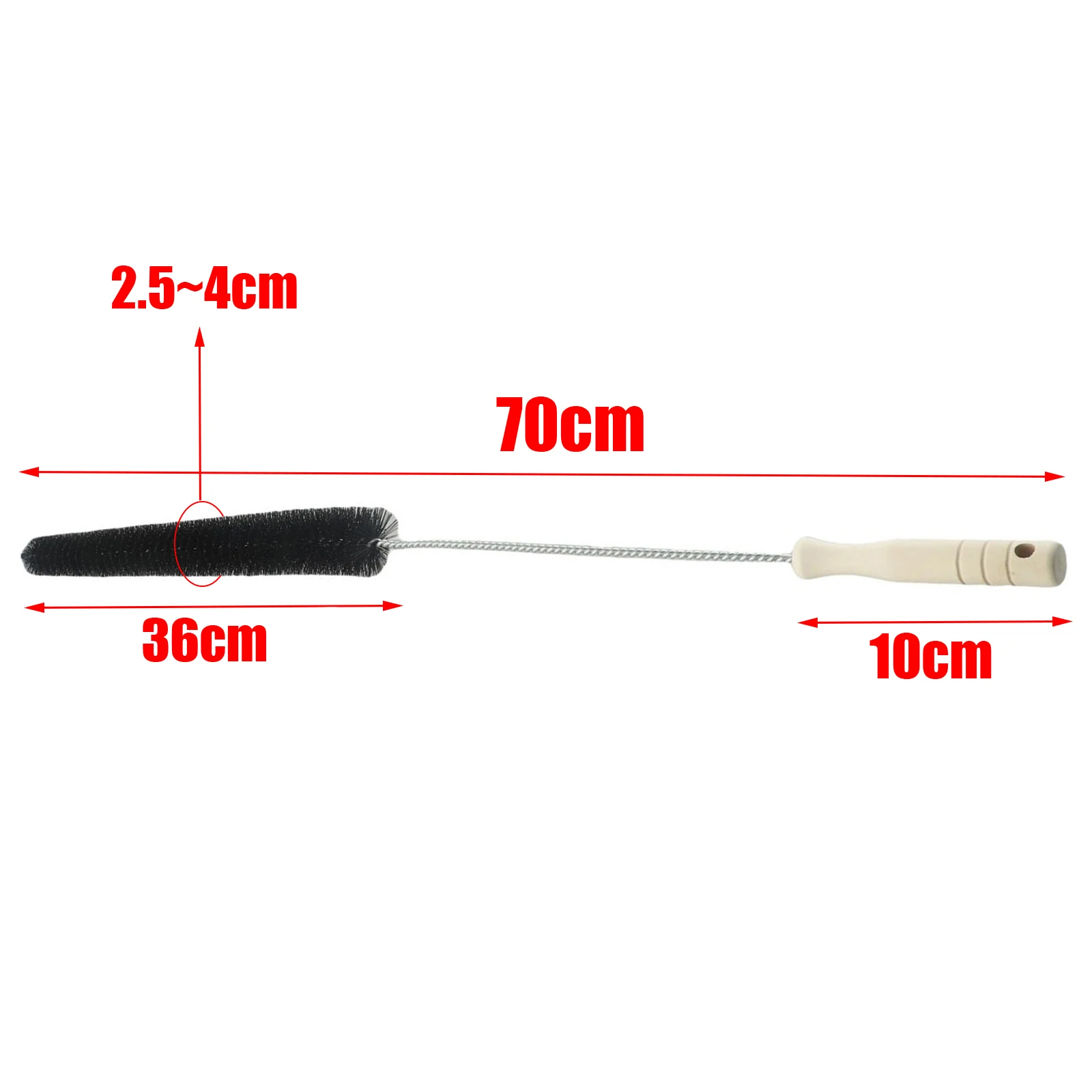 Cleaning Brush Radiator Cleaner Multi-Purpose Bendable Long Thin Washing Machine Dryer Duct 70cm/75cm