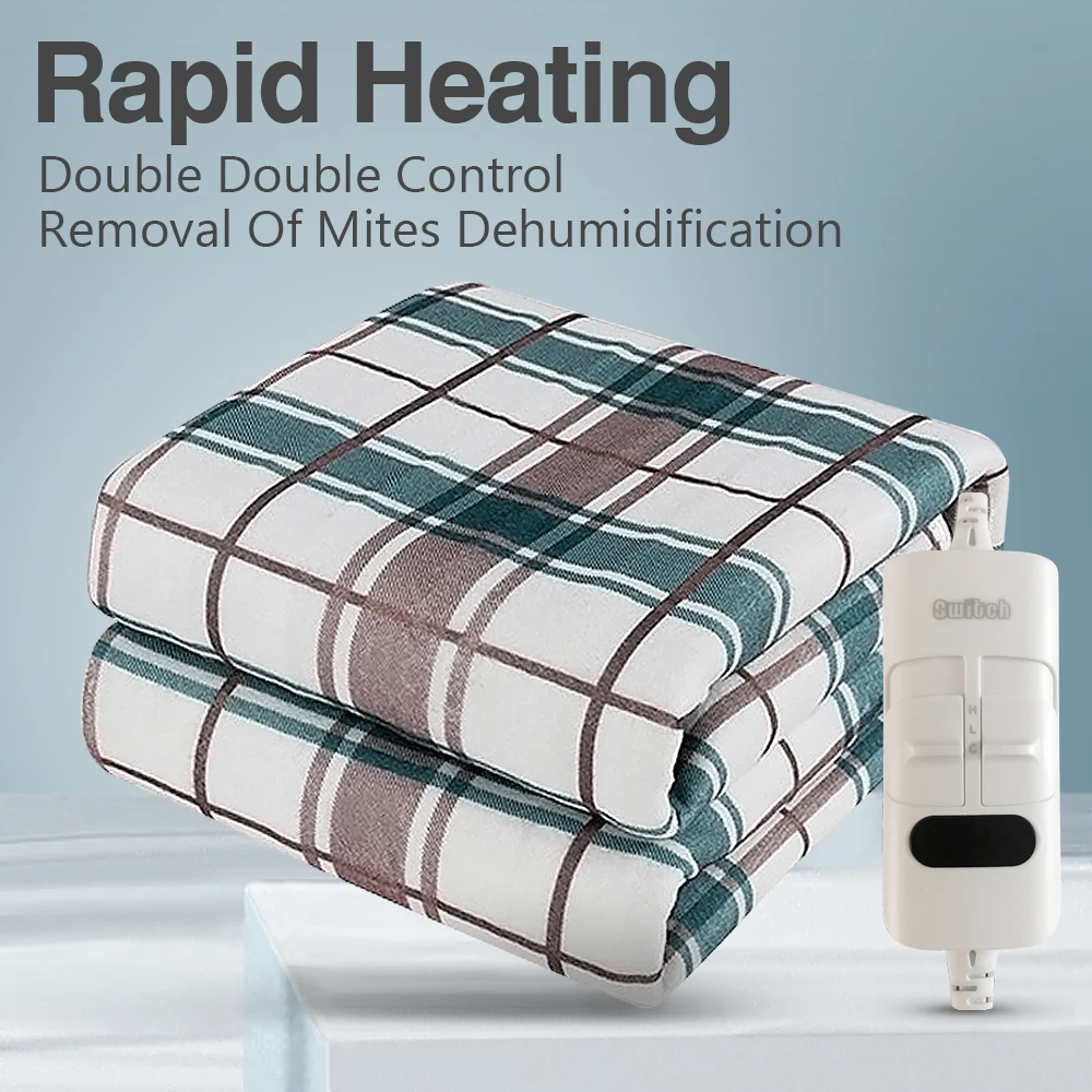 Electric blanket single 150*70cm 220V thick heater household bed