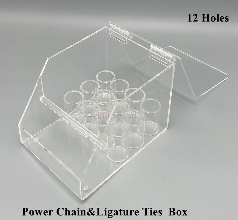 Dental Orthodontic Elastic Ligature Ties & Power Chain Storage Box