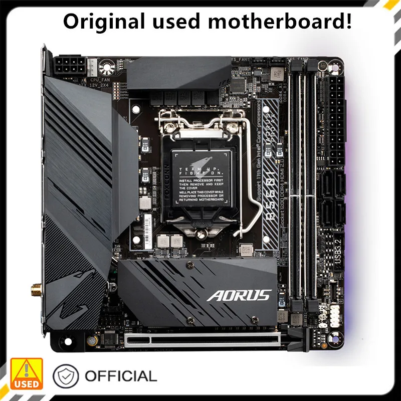 Itx Mini Per B560I Aorus Pro Ax Originale Usato Desktop Intel B560 64Gb Ddr4 Scheda Madre Lga 1200 I7/I5/I3 Usb3.0 Sata3