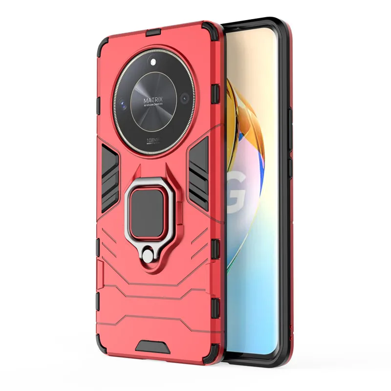 Compatible with Honor Magic6 Lite 5G Case,Compatible with Honor X9b 5G /  X50 5G PU Leather Kickstand with Card Holders Flip Magnetic Closure Phone