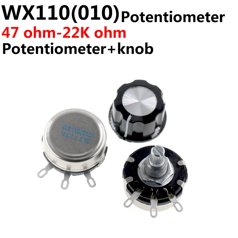 5setsWX110withKnobWX010KnobWoundPotentiometerwithKnob100R