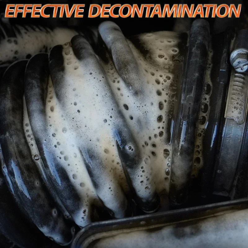 Car Engine Bay Cleaner Powful Decontamination Engine Compartment Oil Grease Dust Remover Wash-free Protector Car Care Kit 6