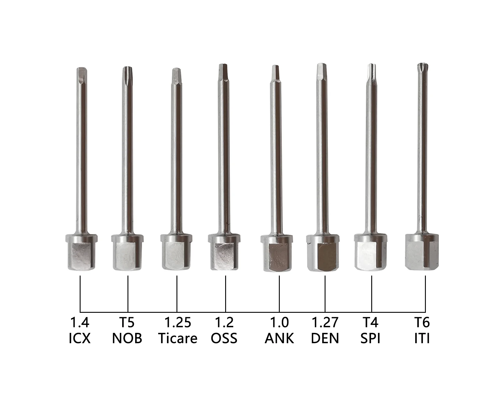 Dental Torque Lab Screwdriver Tungsten Carbide Technician Osstem Dentium Nobel Ankylos ABT Detachable Screw Driver