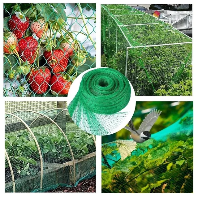 Filet Anti-Oiseaux Réutilisable pour le Jardin, Barrière pour Plantes,  Protection des Arbres Fruitiers, Semis, Plantes - AliExpress