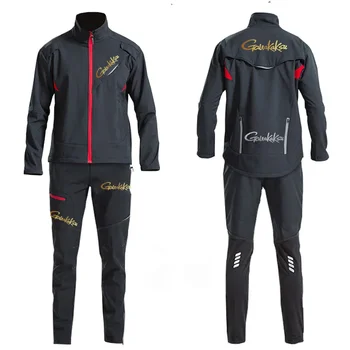 남성용 겨울 방수 낚시 의류 세트, 바람막이 캠핑 낚시 재킷, 낚시 바지, 두꺼운 낚시 의류, 따뜻한 코트