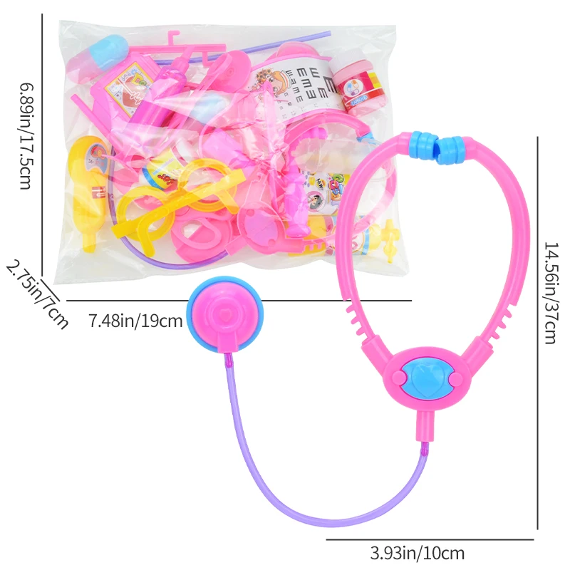 Life Doctor Kit Kids 25Pcs Kids Doctor Playset Play Set Kids Kit Stethoscope Toys stethoscope toy doctor play set doctor toys kit doctor nurse toys