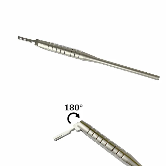 

Universal scalpel handle Adjustable 180 Scalpel Handle #3 Dental Scalpel Handle instruments Dental Tools