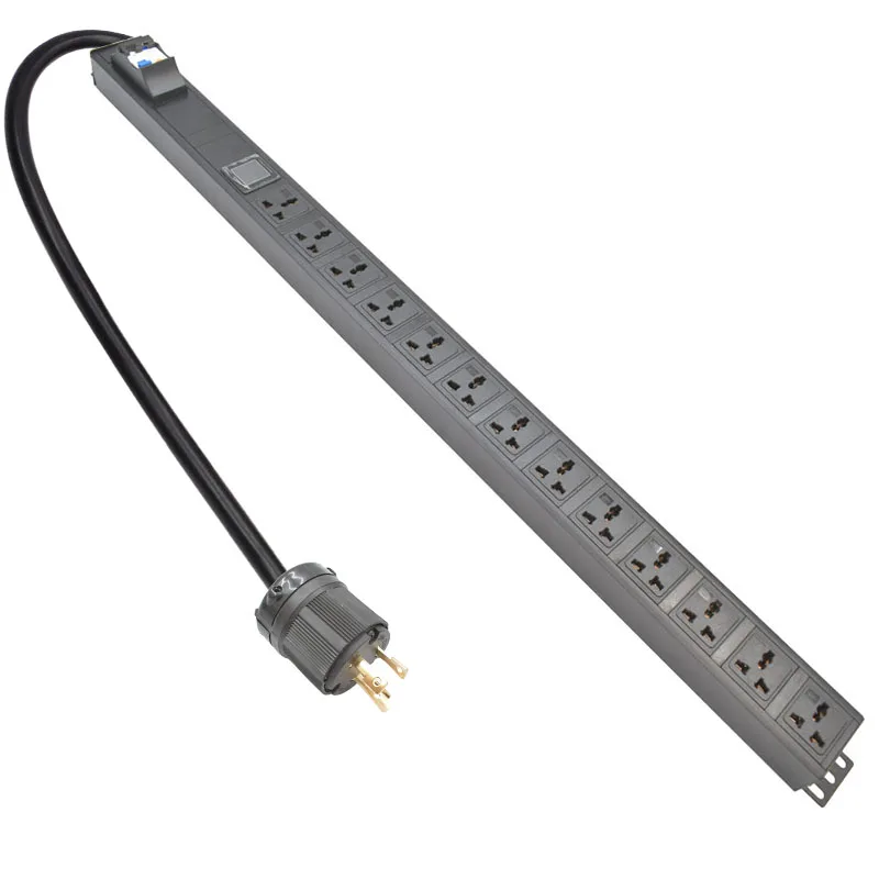 

PDU Power Strip 16A Audio Noise AC Power Filter Power Conditioner Power Purifier Surge Protection 13 Universal Outlets ammeter