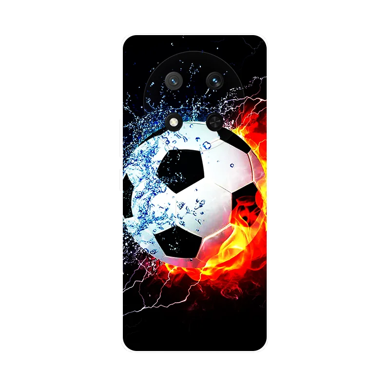 Football Design Shockproof Soft TPU Silicone Back Case