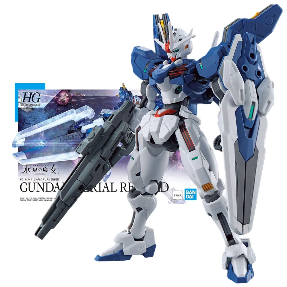 

Bandai Genuine Gundam The Witch from Mercury Model Kit HG 1/144 Gundam Aerial Rebuild Collection Gunpla Anime Action Figure Toys