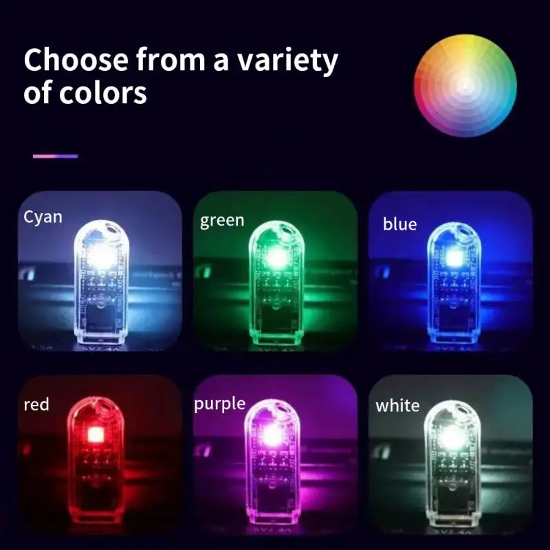 USB LED 야간 조명 지능형 영어 음성 제어 미니 야간 조명, USB 플러그 램프, 책 조명, 작고 둥근 독서 눈