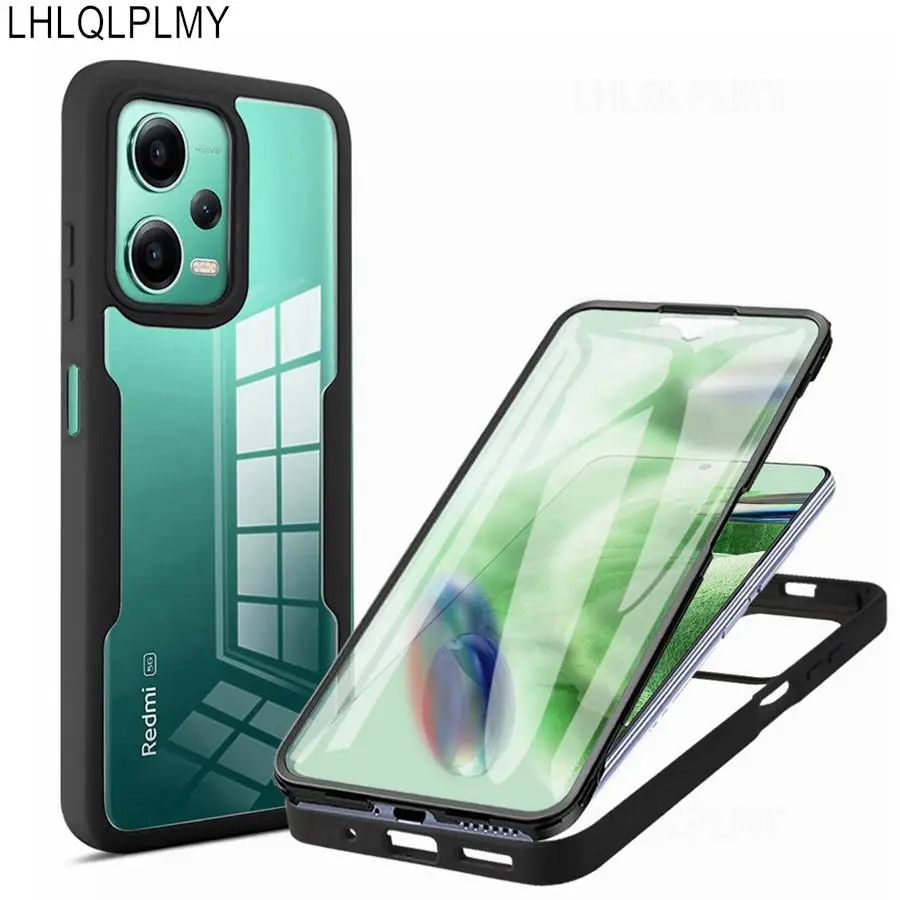 Funda protectora frontal y trasera para Xiaomi Redmi Note 12 Pro, 5G