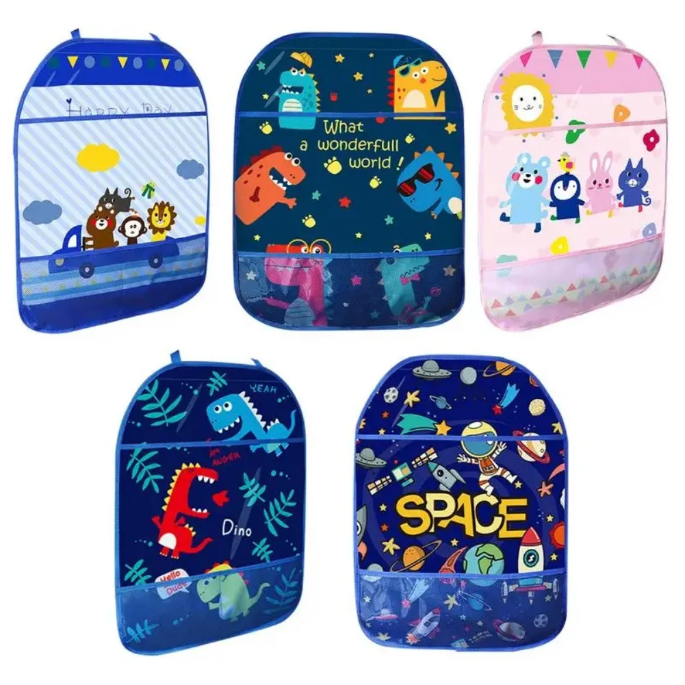 Car Back Seat Organizer Touch Screen Tablet Holder Automatic Storage Pocket Protector Travel Car Seat Organizer
