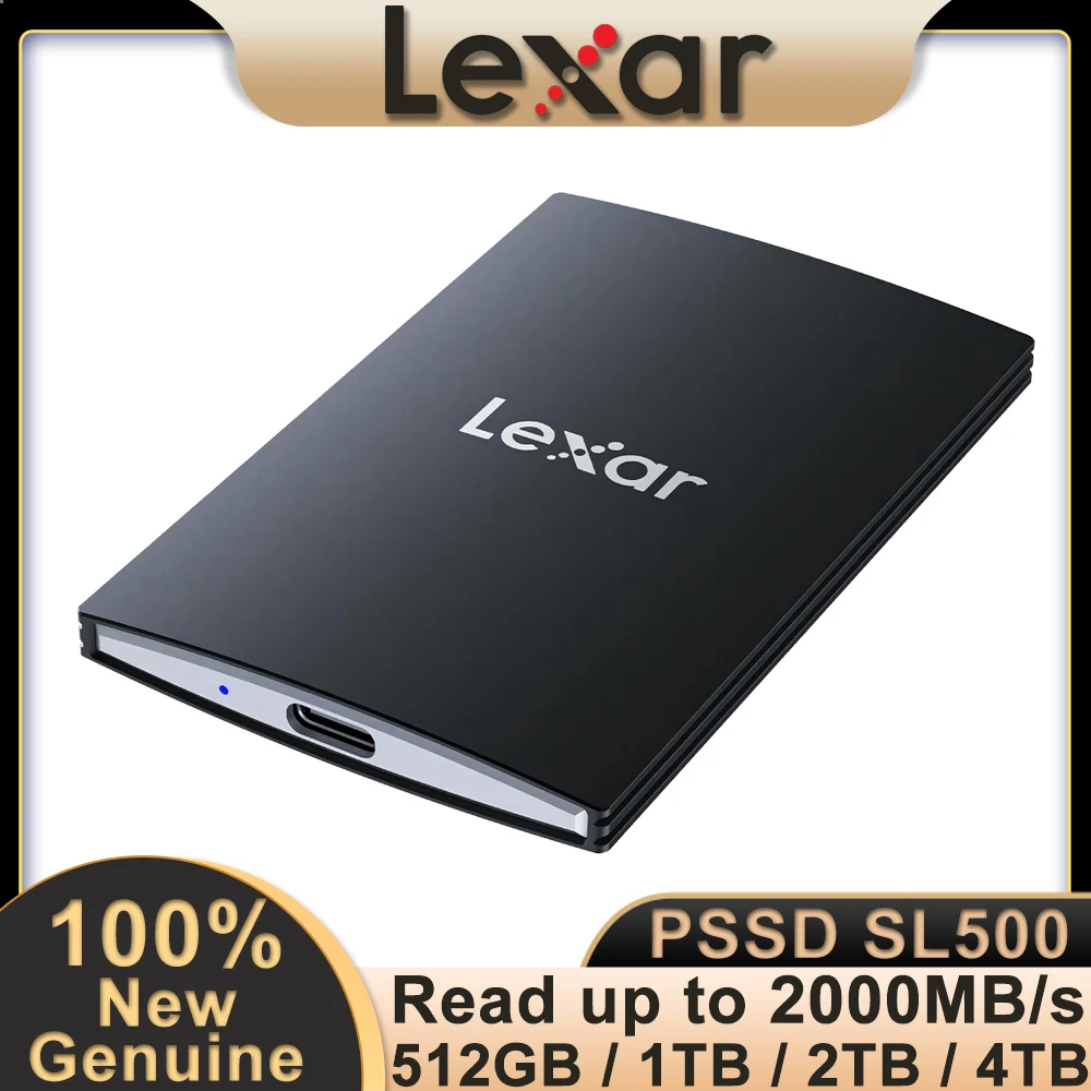 Sl500 Ssd Externe 1To, Usb3.2 Gen2X2 Portable Ssd, Pssd Jusqu'À 2000Mo