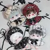 10cm Handmade Plush Doll Toy Clothes 20cm Anime Fashion High-End Pearl Beret Bow cloak Set For Boys And Girls Birthday Gifts 1
