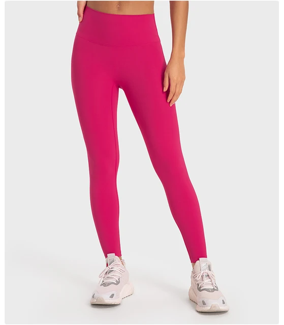 NWT-sem calças de ioga camel toe para mulheres, leggings esportivas,  cintura alta, treino de fitness