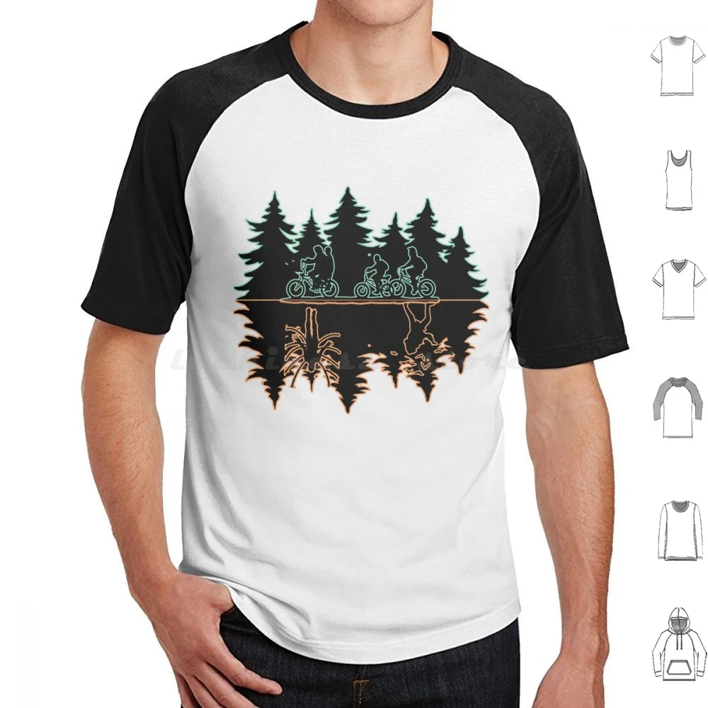 thumbnail image 1 of ( The Upside Down ) 2 T Shirt 6xl Cotton Cool Tee Things Stranger Will Byers Mike Eleven Lucas Dustin 80s Hawkins Netflix 1980s, 1 of 5