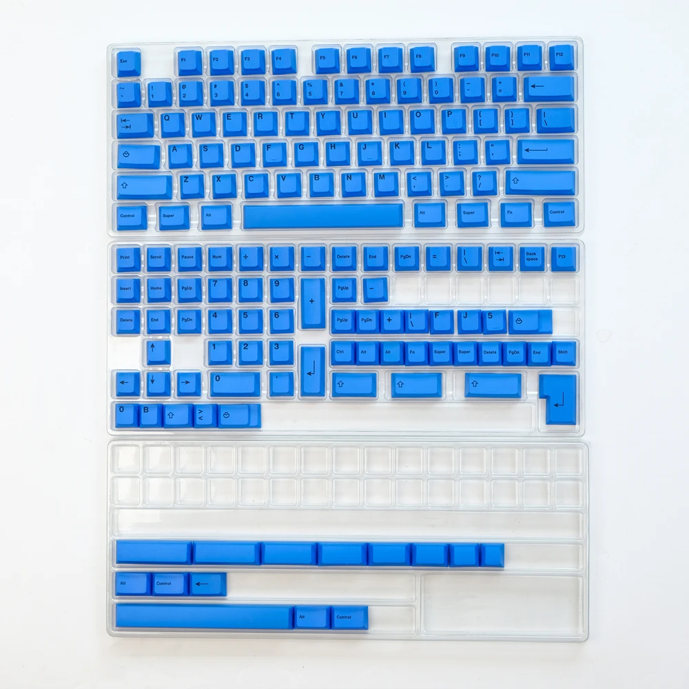 Tintura Azul Pbt-subbed Key Caps Ícone Gmk Rgby Keycaps Cherry Perfil Keycap 2.25u 2.75u 7u Alice 61 75 87 96 98 Set - Imagem 5