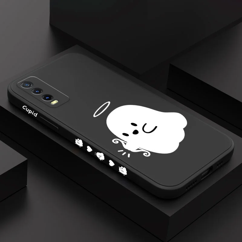 

Cute Angel Case For VIVO Y20 Y12 Y22 Y02 Y76 Y30 Y50 Y33 Y35 Y76 Y95 S V27 V27E V25 V25E V23 V23E V21 V20 S1 Pro 4G 5G