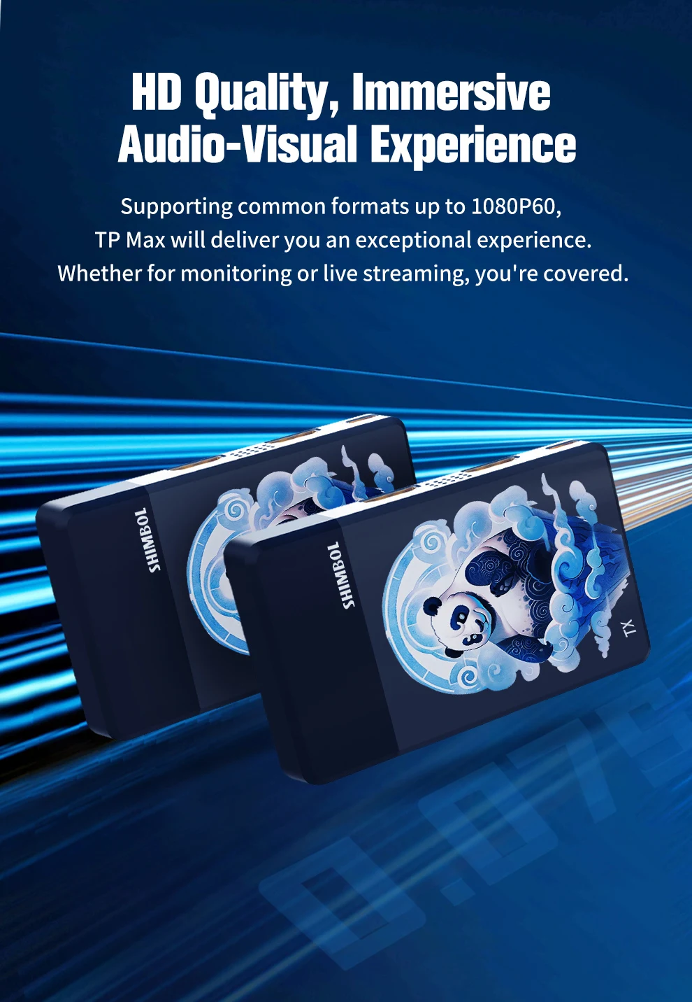 SHIMBOL TP Max 1000ft HDMI Wireless Video Transmission