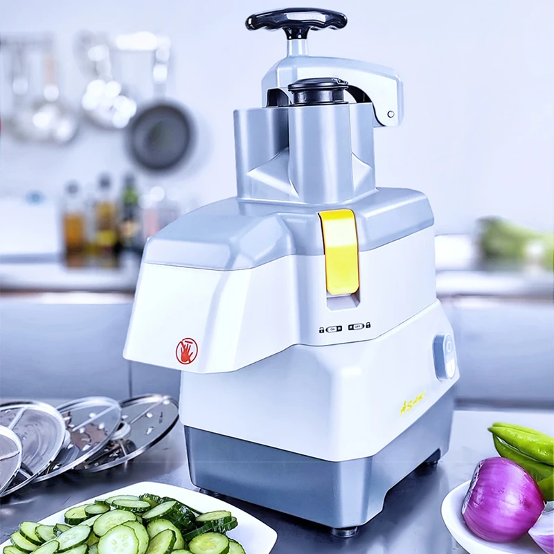 

Commercial Electric Potato Cutter Carrot Ginger Slicer Shredded Machine Fruit Vegetable Diced Cutter