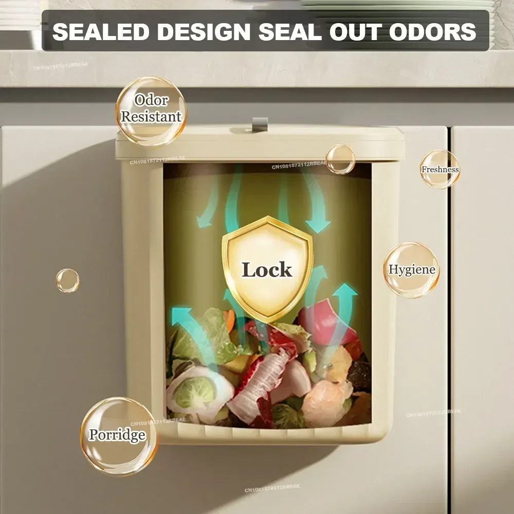 Wall-Mount Trash Bin 3