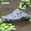 RC Crocodile Head Boat Ship Toy Simulation  2.4G Remote Control Joke Alligator Decoy Electric Toys Summer Water  Spoof Toys gift 1