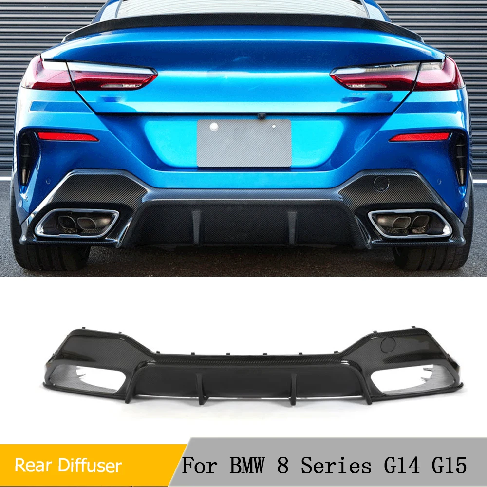 

Dry Carbon Car Rear Bumper Diffuser Lip for BMW 8 Series G14 G15 M Sport 2 Door 2018-2021 Rear Bumper Diffuser Lip Spoiler
