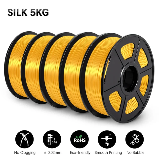 JIAWILL (JAYO) Silk Gold PLA 5 pack (5kg).