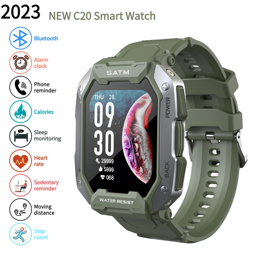 

Climbing Smart Watch 2023 New Split Screen Sports Intelligent Wristwatch Men Fitness Bracelet 5ATM Waterproof Swiming Smartwatch