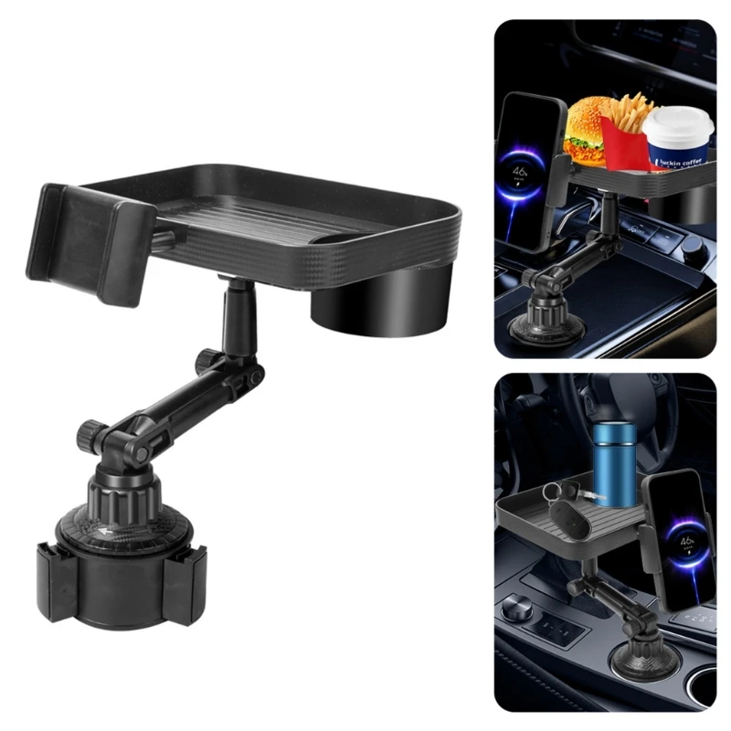 Car-Food-Tray-Rotatable-Car-Trays-for-Eating-in-Parked-Car-Car-Desk-for ...