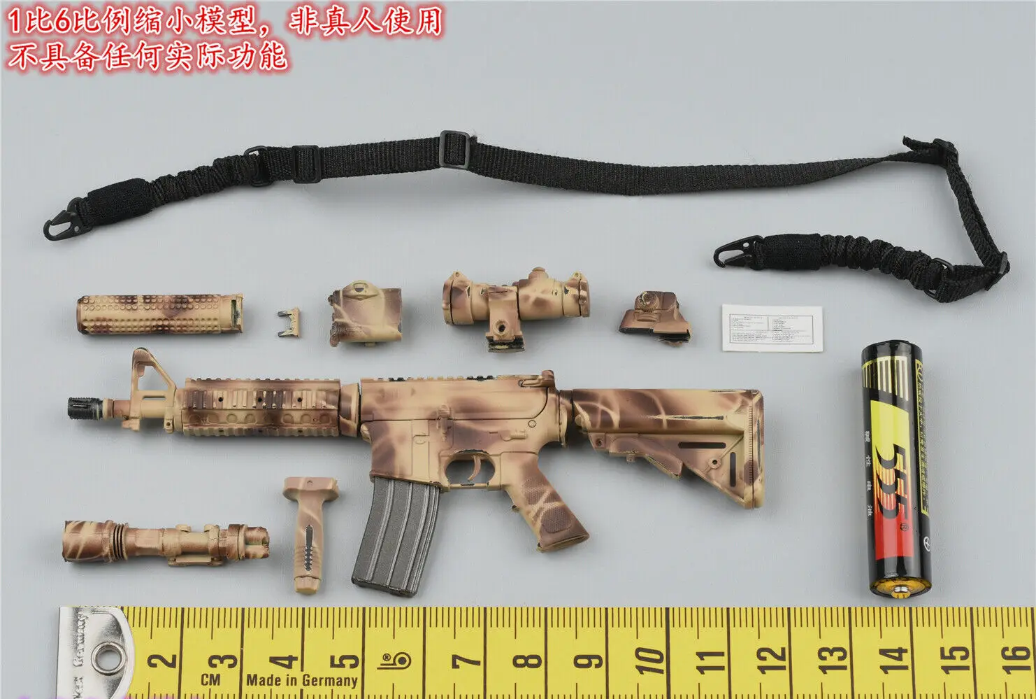 

DAMTOYS 1/6 Scale DAM 78085 Seal Sniper MK18 & Accessories Model for 12" Doll