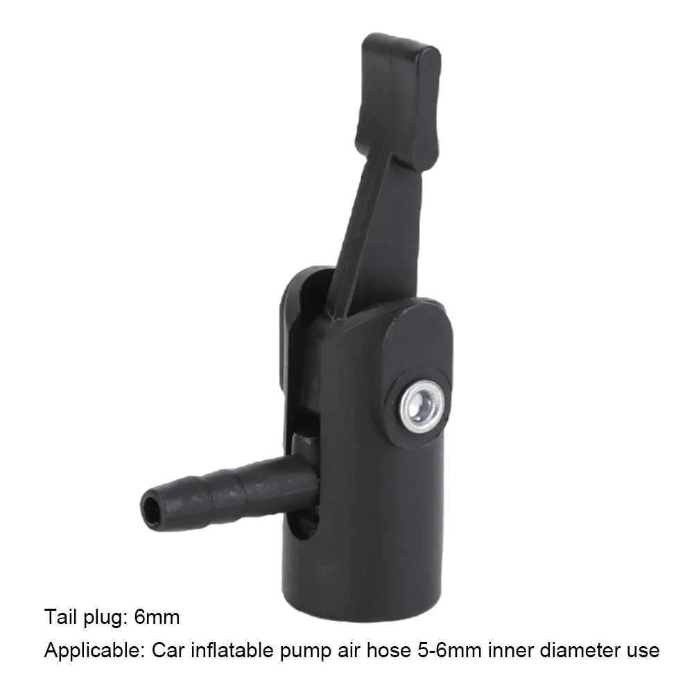 Tire Air Pump Nozzle Plastic/Metal Air Compressor Nozzle Fast Inflating Tire Chuck 6mm for 5-6mm Vehicle Automobile Hose Tire Air Adapter Scooter Air Nozzle