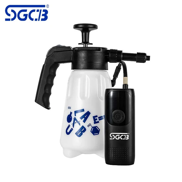 2500mAh foam boss electric sprayer 1.8L automatic pressure gun for car wash  sprayer corrosion resistant acid Alkali