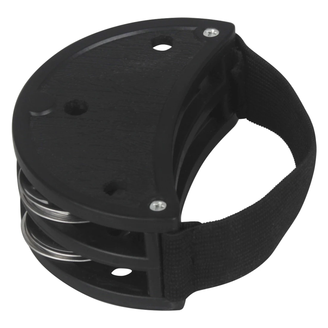 Description Picture 3 of itemOrff Foot Tambourine Metal Jingle Bell Portable Percussion Instrument Box Drum Companion Musical Toys Double-row Bell Cymbals