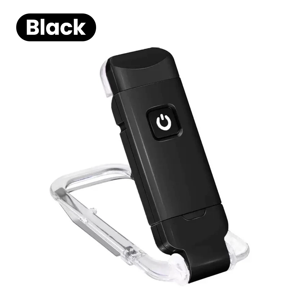 Portable LED USB Rechargeable Eye Protection Reading Light with Adjustable 3-Color Modes