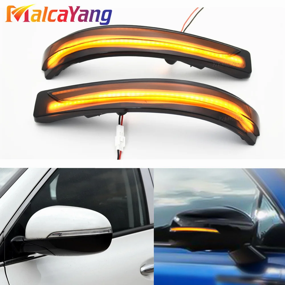 For Kia Sorento 2016 2020 LED Dynamic Indicator Blinker Side Rear View Mirror Indicator Turn