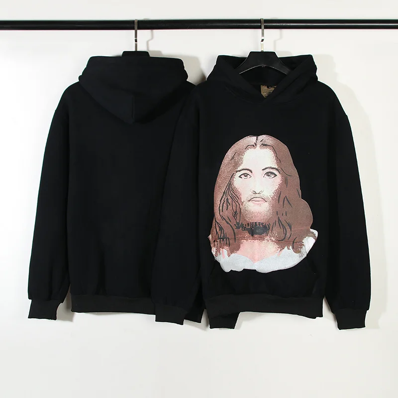 

Fun Character Avatar Printed Hoodie Men Women Casual Loose Hooded Sweatshirts High Street Pullover