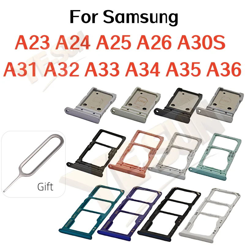 Dual Slot SIM Card Tray Drawer Holder Replacement Parts