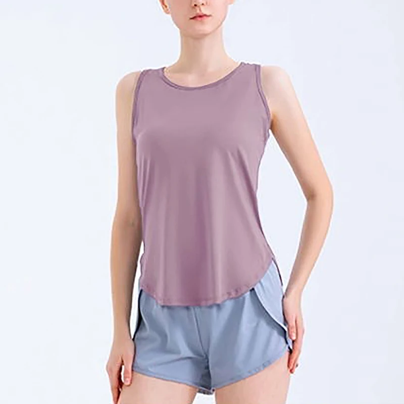 Women Sports Vest Thin Mesh Backless Breathable Looose Slimming Underwear Fitness Yoga Sleep Vest Sexy All-Match Camisole S-3XL