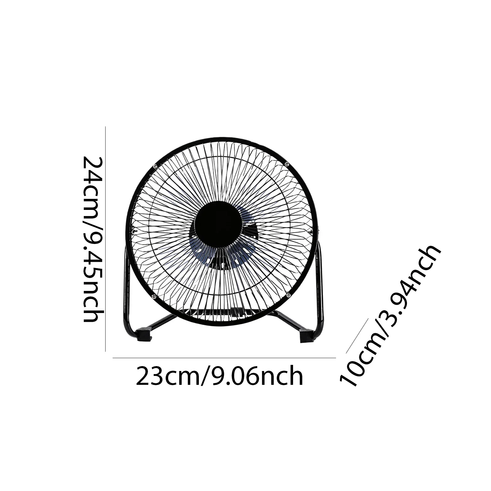 Compact 8 USB-Powered Rotating Fan for Emergencies & Outdoor Use