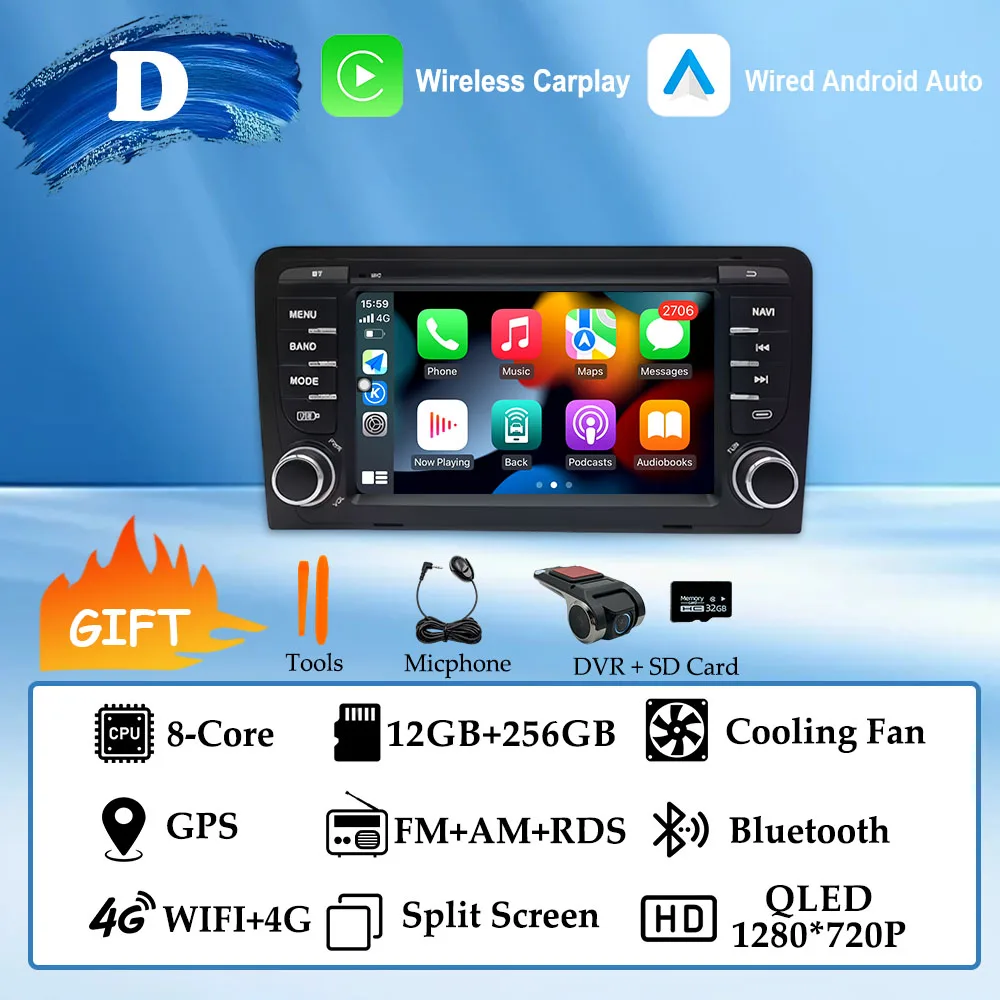 (D) 12G 256G DVR