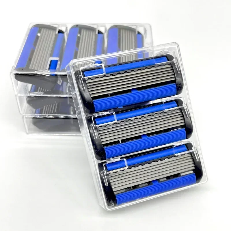 Razor Classic 6 Edge Safety Razor for Mens Shaving&Womens Hair Removal 27 Shaving Blades Manual Shaver safety razor