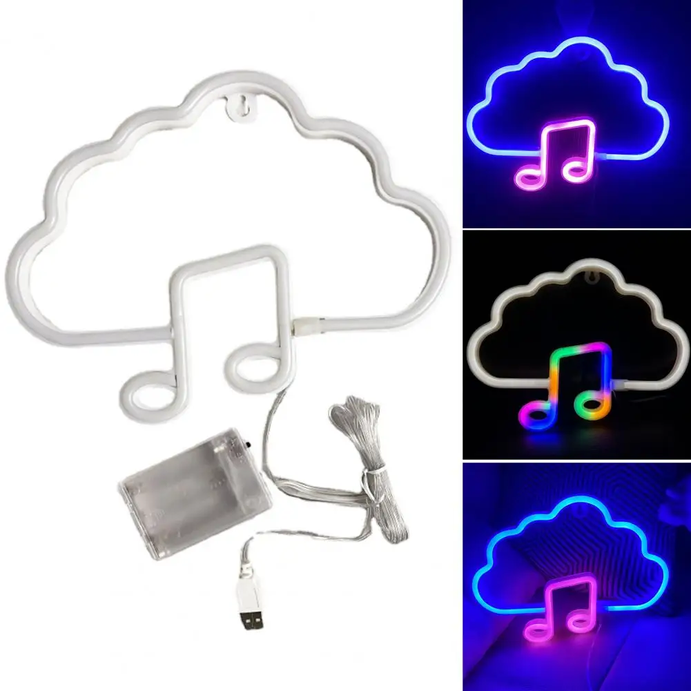 

Eye-catching Cloud Neon Sign Soft Lighting Decorative Energy-saving Cloud Neon Sign Lamp Photography Prop