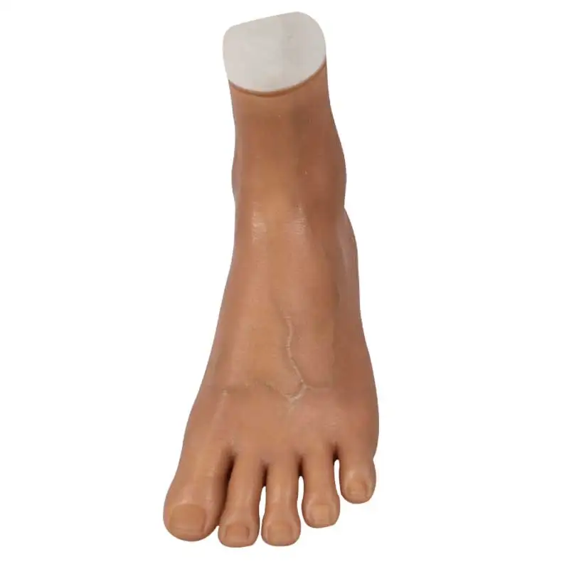 

Smitizen Male Silicone Foot Realistic Body Model Shoes Fetish Cosplay Fake Bodysuit for Crossdresser Drag Queen Costumes