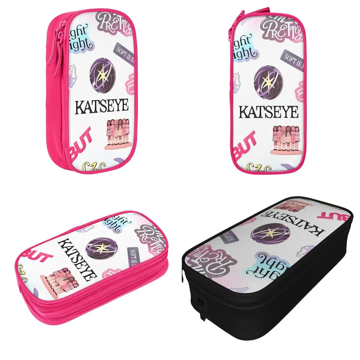 Katseye Kpop Music Pencil Case – Fun & Spacious Student School Gift